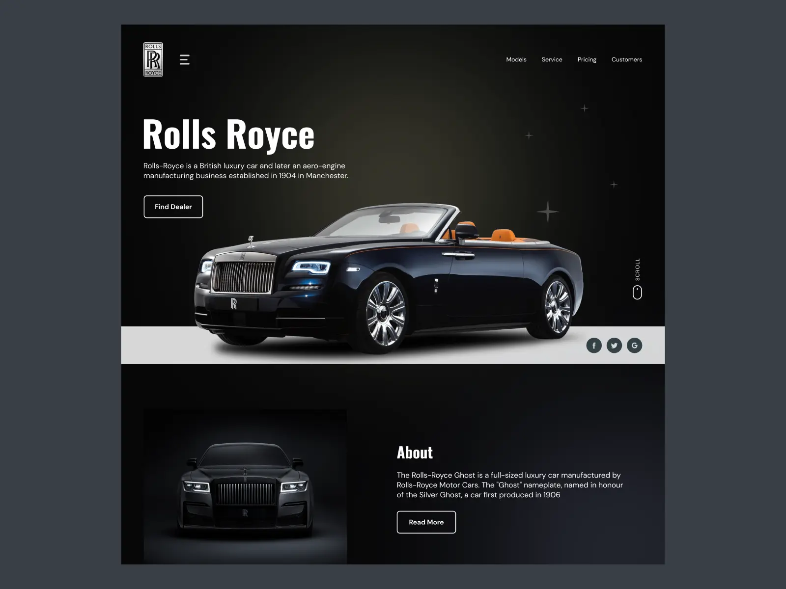 Rolls Royce Website